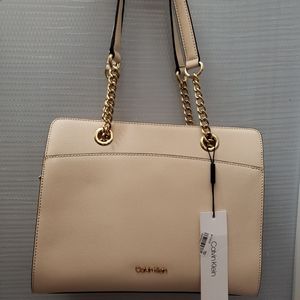New with tags Calvin Klein Saffiano Leather Bag